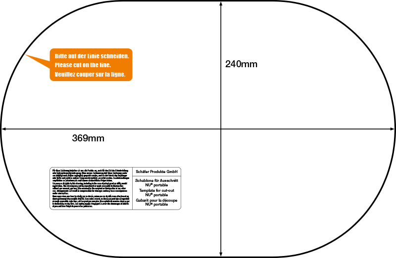Schablone-NU®-Einbau