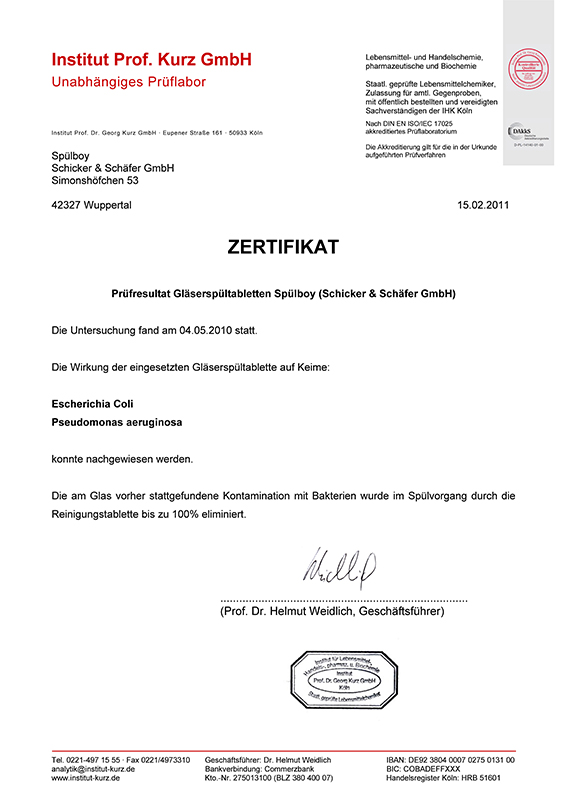 Zertifikat-Dr.-Kurz-Bakteriennachweis